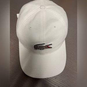 Lacoste x National Graphic Cheetah Print Cap White